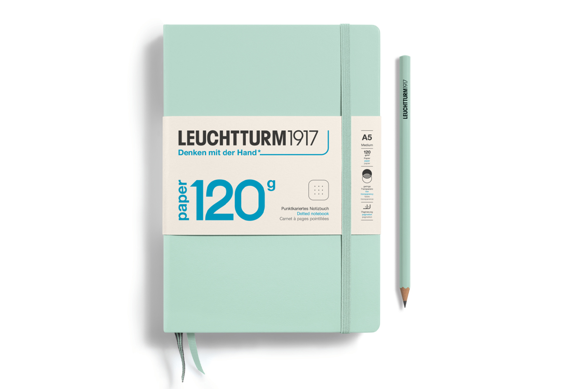 LEUCHTTURM1917 120g Edition Notebook Dotted A5 Mint Green